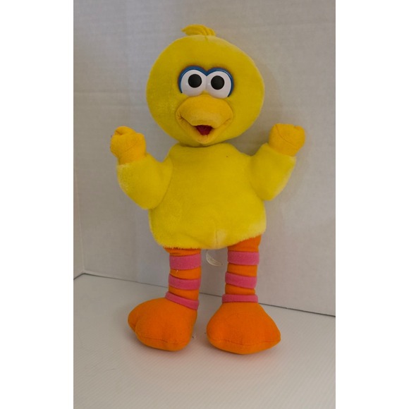 Big Bird Sesame Street Plush Stuffed Animal Fisher-Price 2000 Preowned - Picture 2 of 10